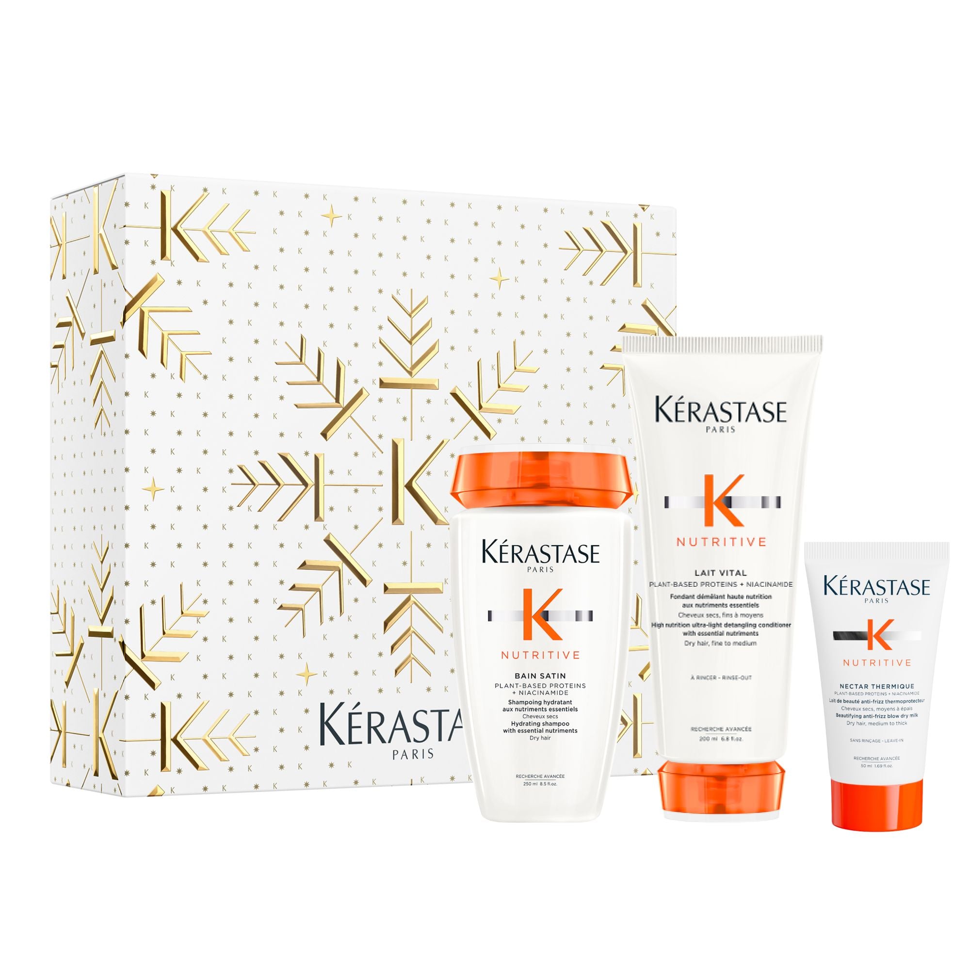 Kérastase Nutritive Trio Holiday Set 250ml, 200ml, 50ml – Limited